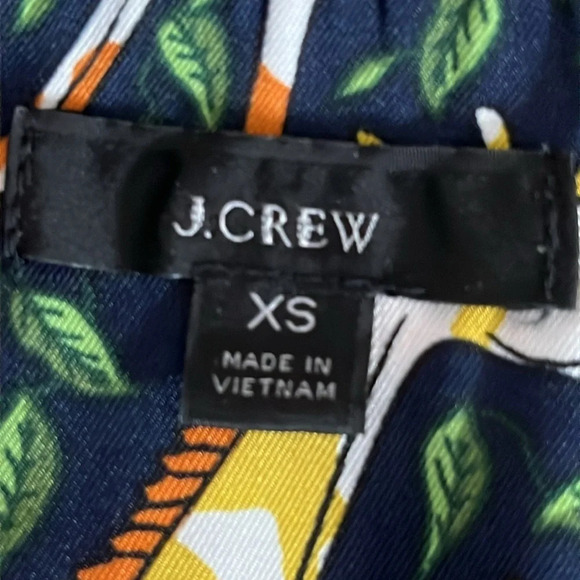 J. Crew Jenny Giraffe Drop Waist Long Sleeve Dress - Size XS (oversized) - Picture 6 of 8